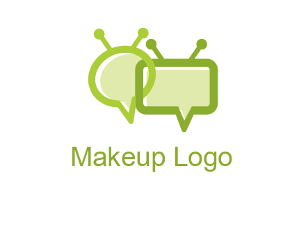 speech bubble media logo