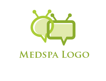 speech bubble media logo