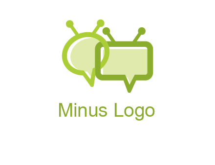 speech bubble media logo