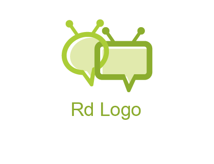 speech bubble media logo