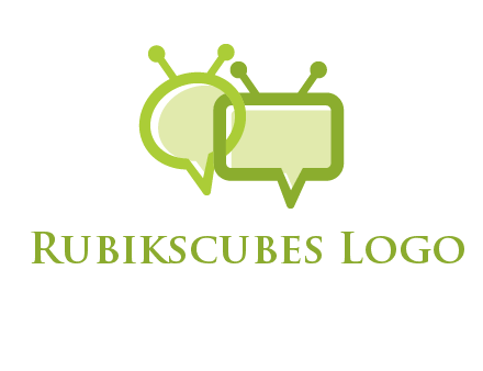 speech bubble media logo