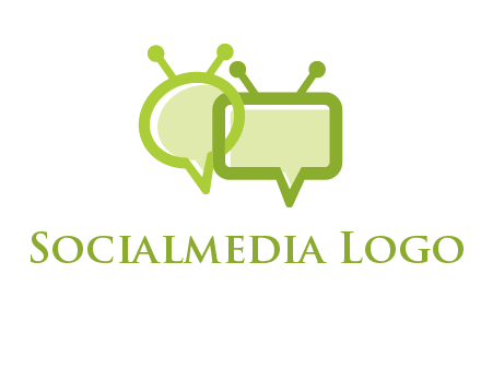 speech bubble media logo