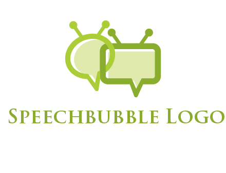 speech bubble media logo