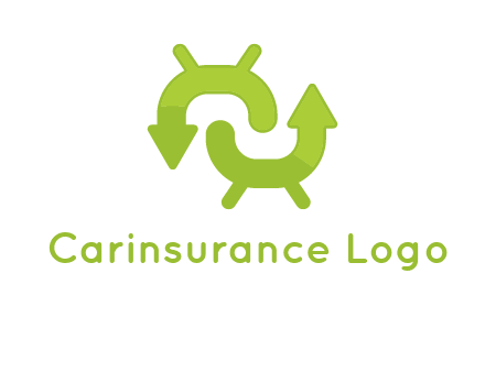 arrows in android logo