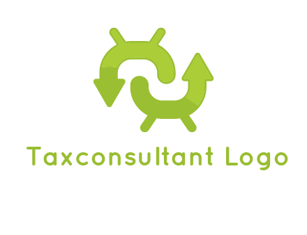arrows in android logo