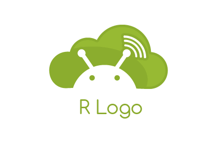 android in cloud information technology logo