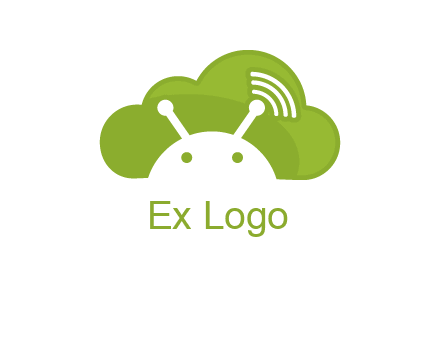 android in cloud information technology logo
