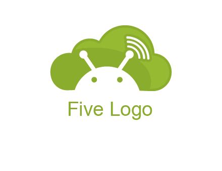 android in cloud information technology logo