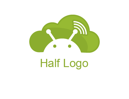 android in cloud information technology logo