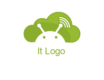 android in cloud information technology logo