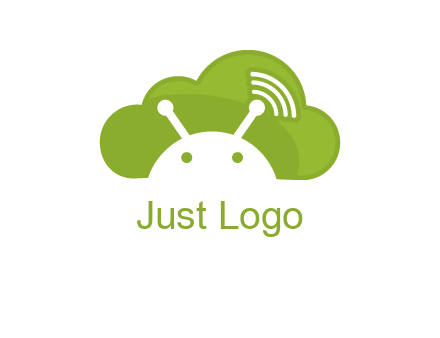 android in cloud information technology logo