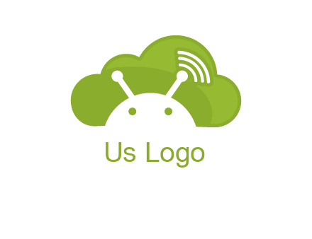 android in cloud information technology logo