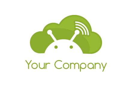 android in cloud information technology logo