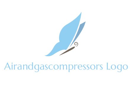 butterfly fashion logo