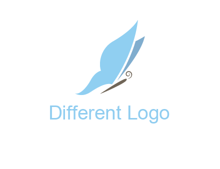 butterfly fashion logo