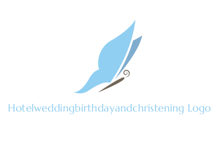 butterfly fashion logo