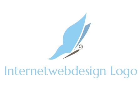 butterfly fashion logo