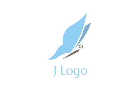 butterfly fashion logo