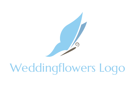 butterfly fashion logo