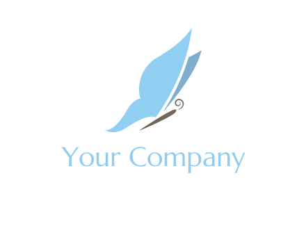 butterfly fashion logo