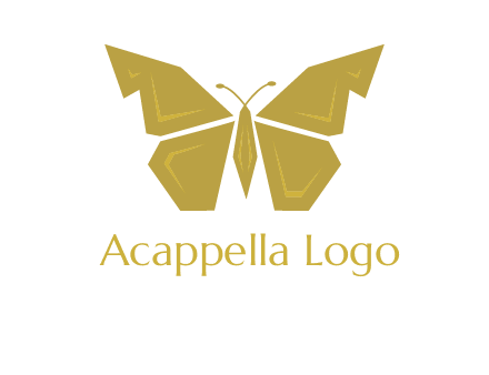 geometric butterfly icon