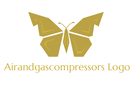 geometric butterfly icon