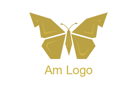 geometric butterfly icon