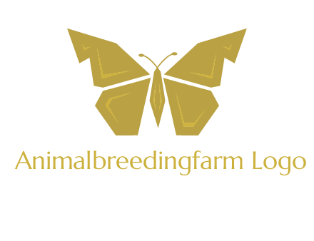 geometric butterfly icon