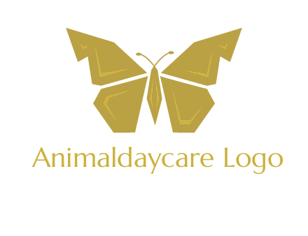 geometric butterfly icon