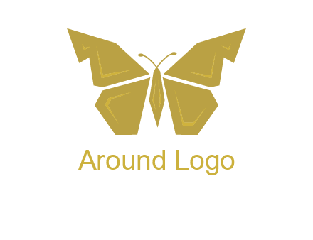 geometric butterfly icon