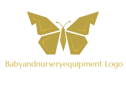 geometric butterfly icon