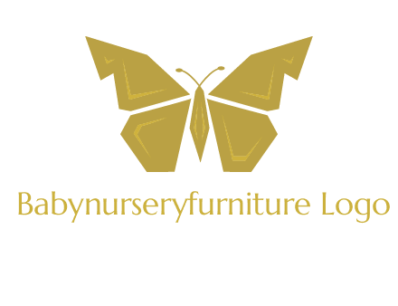 geometric butterfly icon