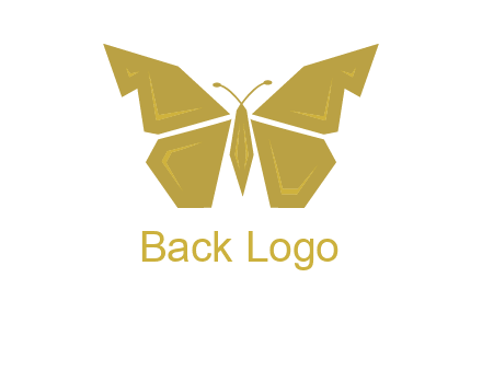 geometric butterfly icon