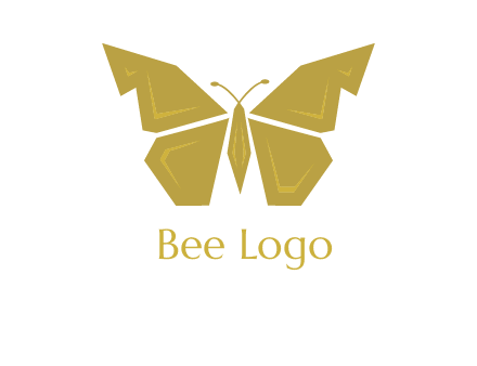 geometric butterfly icon