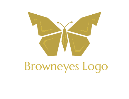 geometric butterfly icon