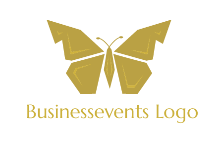 geometric butterfly icon