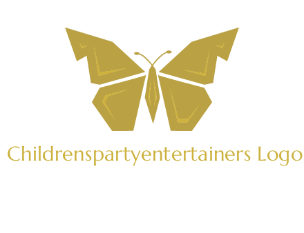 geometric butterfly icon