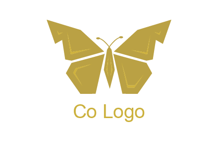geometric butterfly icon