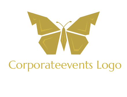geometric butterfly icon