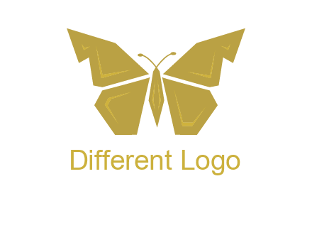 geometric butterfly icon