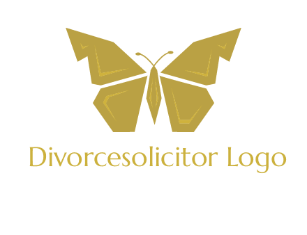 geometric butterfly icon
