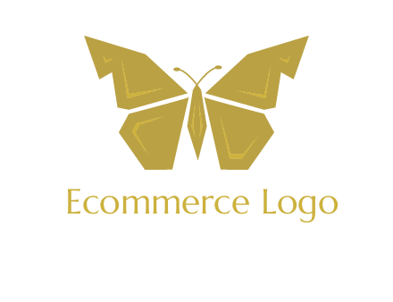 geometric butterfly icon
