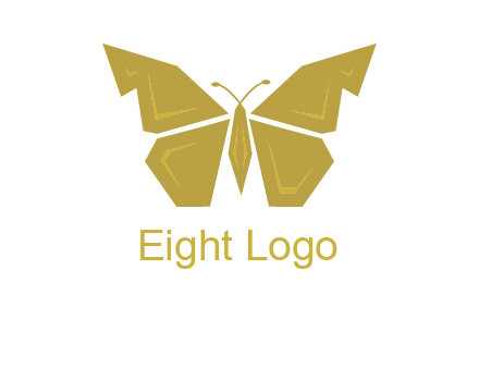 geometric butterfly icon
