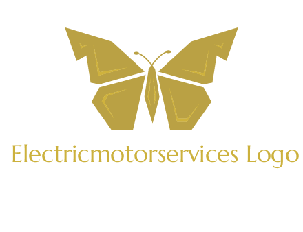 geometric butterfly icon