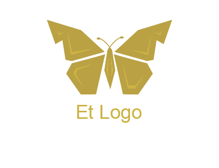 geometric butterfly icon