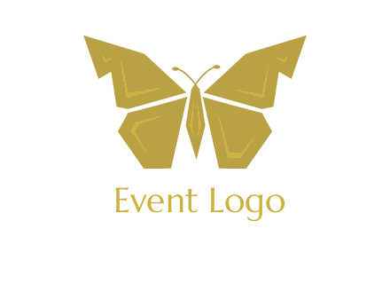 geometric butterfly icon