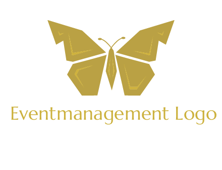 geometric butterfly icon