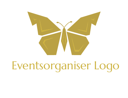 geometric butterfly icon