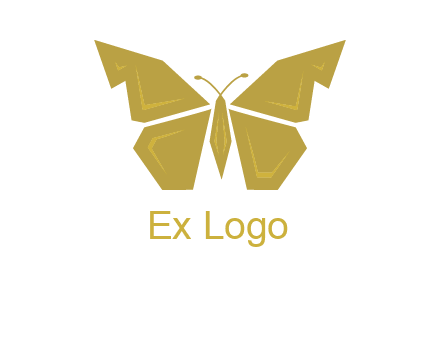 geometric butterfly icon