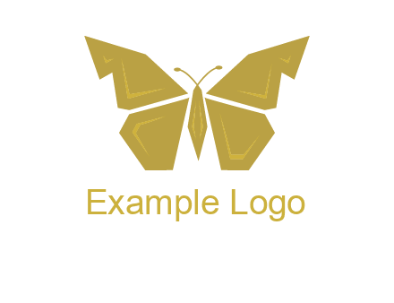 geometric butterfly icon